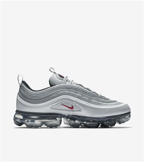 Nike Air Vapormax 97 'Metallic Silver & Varsity Red' Release Date